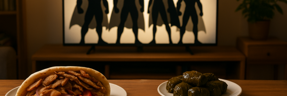 Greek Feast & Superhero Marathon: Pairing Characters Taverna Dinner with Spider-Man Movies